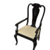 Art Deco Chairs, highgloss black , great design, upholstered