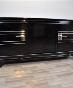 unique piece of furniture - elegant design, big - massive chrome handles, luxurios extension plate, 12 layers of handpolished pianolacquer