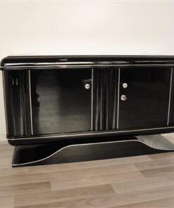 highgloss pianolacquer, classic design with rounded corners, illuminated glass plate, wonderful curved foot