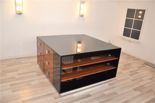 Cube Designer Sideboard XL, from a London Hotel, Rosewood, wonderful furniture