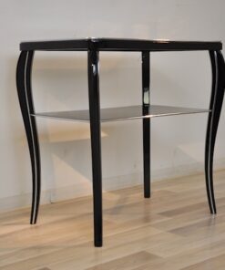 Art Deco Sidetable, wonderful furniture, chromebars, handpolished, filigree