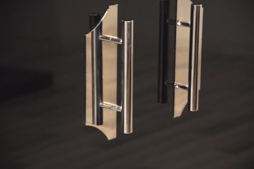 high quality Art Deco chrome handles, fittings,