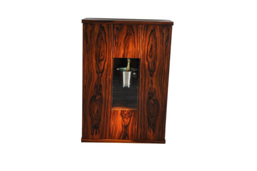 Art Deco Bar Cabinet, Rosewood, wonderful furnier, plenty of storage, luxurious design, absolute eyecatcher