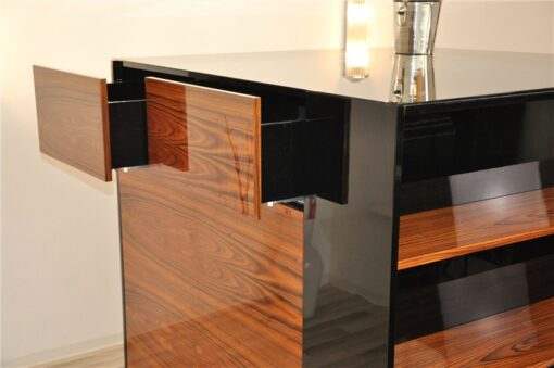 Cube Designer Sideboard, Art Deco, Rosewood, modern Style, plenty of storage space, elegant design