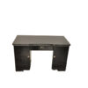 Art Deco Desk, Pianolacquer, lacobel glas plate, lockable, simple design