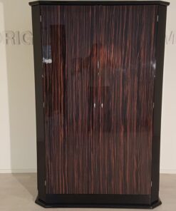 Art Deco, macassar, wardrobe, cabinet, bedroom, design, style, veneer, grain, unique, living room, storage, antique, vintage