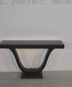 Art Deco Console, macassarwood, great body language, highgloss finish