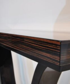 Art Deco Console, macassarwood, great body language, highgloss finish