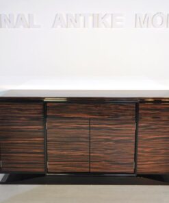 Art Deco Sideboard, wonderful marcassarwood, plenty of storage space, high gloss finish