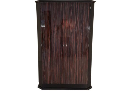 Art Deco, macassar, wardrobe, cabinet, bedroom, design, style, veneer, grain, unique, living room, storage, antique, vintage