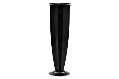 Art Deco, High Gloss, Column, piano lacquer, handmade, livingroom, made in Germany, elegant, black, high quality, chrome,