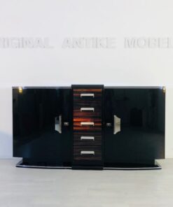 Art Deco Sideboard, unique body language, great Design, Macassar wood, swing doors, interior design, home decor, furniture