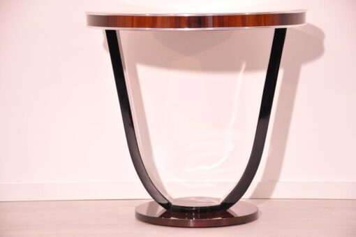 Art Deco, Side Table, Palisander, Original, Veneer, restored, vintage, antique, design, pinaolacquer, living room, highgloss