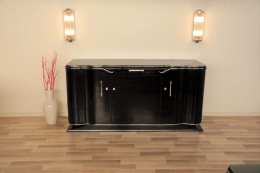 Art Deco, Sideboard, Design, Era, 1920s, Buffet, Lowboard, highgloss, pianolacquer, high quality, living room, restored, original