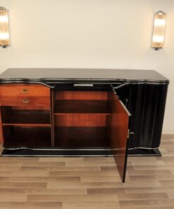 Art Deco, Sideboard, Design, Era, 1920s, Buffet, Lowboard, highgloss, pianolacquer, high quality, living room, restored, original