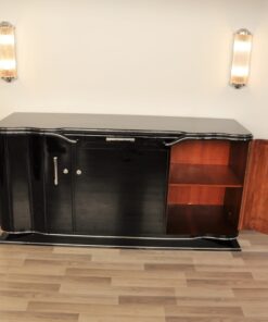 Art Deco, Sideboard, Design, Era, 1920s, Buffet, Lowboard, highgloss, pianolacquer, high quality, living room, restored, original