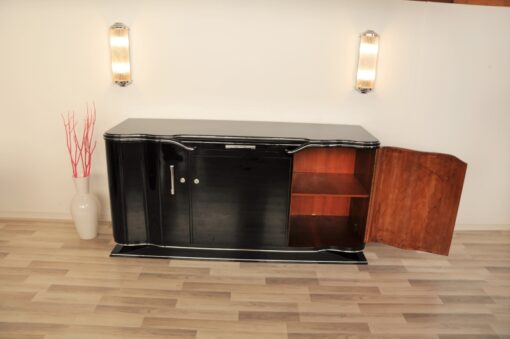 Art Deco, Sideboard, Design, Era, 1920s, Buffet, Lowboard, highgloss, pianolacquer, high quality, living room, restored, original