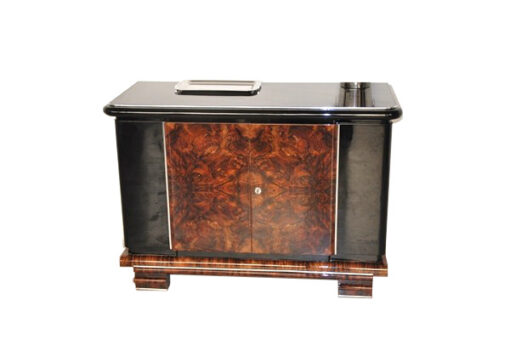 Art Deco, Era, Commode, Sideboard, Storage, Burlwood, Polished, Wood, Furniture, Design, Highgloss, Beautiful, Living Room, Antique