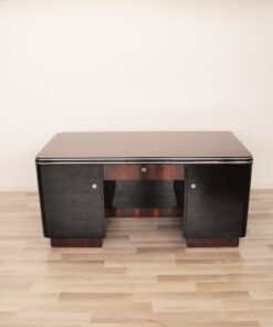 Art Deco Desk, Furniture, Office, Palisander, Rosewood, Design, Vintage, ANtique, Pianolacquer, Veneer, high quality, hand polished