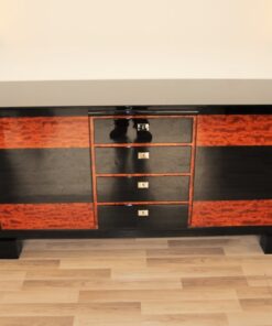 Art Deco, credenza, sideboard, buffet, piano lacquer, high gloss, polished, handmade, storage, living room, design, commode