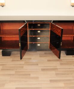 Art Deco, credenza, sideboard, buffet, piano lacquer, high gloss, polished, handmade, storage, living room, design, commode