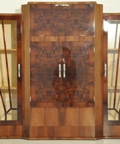 Art Deco, Bar, Cabinet, Sideboard, Commode, Furniture, Storage Piece, Showcase, Vitrine, Walnut, Veneer, Mirror, Interior, Design, Living room