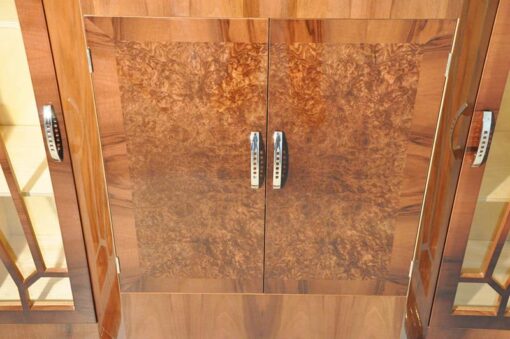 Art Deco, Bar, Cabinet, Sideboard, Commode, Furniture, Storage Piece, Showcase, Vitrine, Walnut, Veneer, Mirror, Interior, Design, Living room