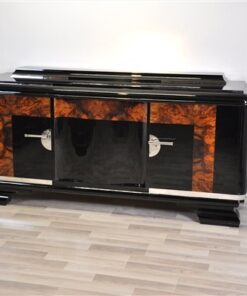 Art Deco, Buffet, Credenza, Sideboard, Burlwood, highgloss, french, storage, space, elegant, body , form, applications, original