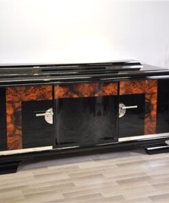 Art Deco, Buffet, Credenza, Sideboard, Burlwood, highgloss, french, storage, space, elegant, body , form, applications, original