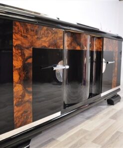 Art Deco, Buffet, Credenza, Sideboard, Burlwood, highgloss, french, storage, space, elegant, body , form, applications, original