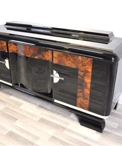 Art Deco, Buffet, Credenza, Sideboard, Burlwood, highgloss, french, storage, space, elegant, body , form, applications, original