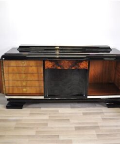 Art Deco, Buffet, Credenza, Sideboard, Burlwood, highgloss, french, storage, space, elegant, body , form, applications, original