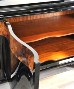 Art Deco, Buffet, Credenza, Sideboard, Burlwood, highgloss, french, storage, space, elegant, body , form, applications, original