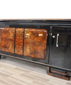 Extra Large, xxl, sideboard, burl, wood, art deco, antique, france, furniture, storage piece, ornamentation, feet, design, luxurious, elegant