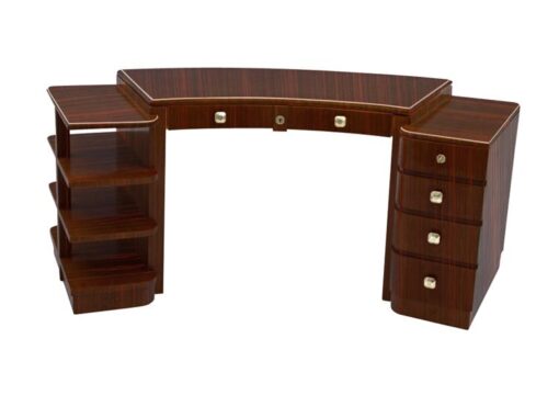 Desk, furniture, living room, France, Art Deco, Macassar, veneer, furniture, brown, design, luxury, classic, elegant, office