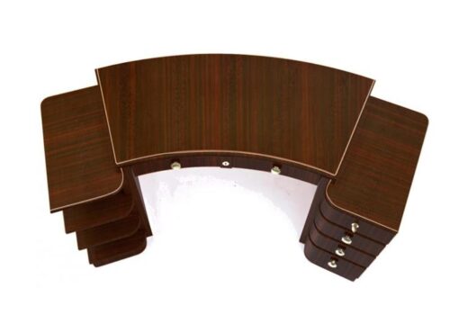 Desk, furniture, living room, France, Art Deco, Macassar, veneer, furniture, brown, design, luxury, classic, elegant, office