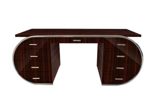 Desk, furniture, living room, France, Art Deco style, Art Deco, Macassar, veneer, furniture, brown, design, luxury, solid, classic