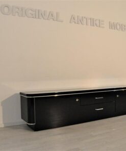 ArtDeco, Lowboard, Sideboard, commode, piano lacquer, highgloss, antique, furniture, chrome, livingroom, design, hand polished