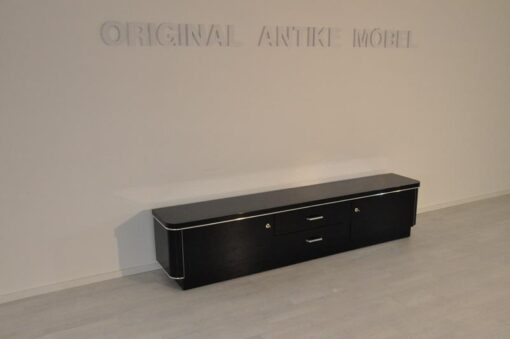 ArtDeco, Lowboard, Sideboard, commode, piano lacquer, highgloss, antique, furniture, chrome, livingroom, design, hand polished