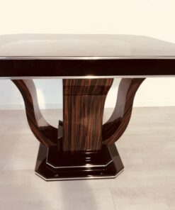 Art Deco, table, dining, living room, design, furniture, interior, interiordesign, octagonal, macassar, wood, antiques, restoration