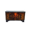 Art Deco, antique, sideboard, buffet, belgium, original, interior design, living room, storage, walnut, wood, veneer, high end