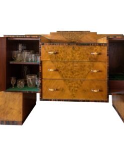 Art Deco, bar cabinet, buffet, drybar, credenza, sideboard, original, rootwood, vintage, interior, interiordesign, spain, 1920s, storage