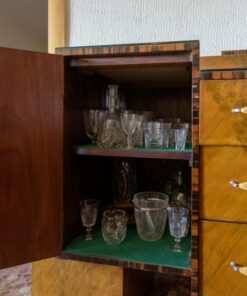 Art Deco, bar cabinet, buffet, drybar, credenza, sideboard, original, rootwood, vintage, interior, interiordesign, spain, 1920s, storage