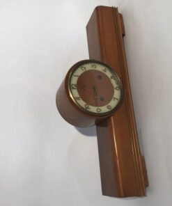 Clock, floor clock, brown, antique, luxury, living room, light brown, unrestored, design, elegant, wood, brass, inlays, great foot