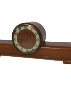 Clock, floor clock, brown, antique, luxury, living room, light brown, unrestored, design, elegant, wood, brass, inlays, great foot