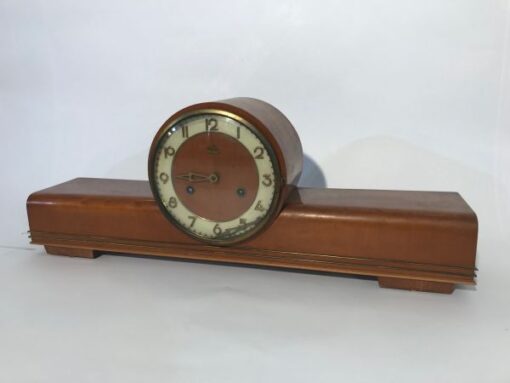 Clock, floor clock, brown, antique, luxury, living room, light brown, unrestored, design, elegant, wood, brass, inlays, great foot