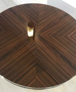 Custom Art Deco Design Side Table, High gloss, palisander wood, high end, luxurious, style, living room, bedroom, custom furniture, interior design