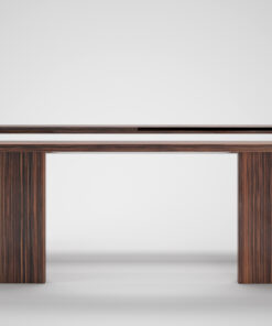 open design macassar desk, wood, office, interior design, interiors, office, steel, glass top, table, home design, decoration