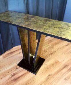 Design console table oxide, Art Deco, Black, Colorful, Table, Wall Console, Narrow Table, Interior Design, Living room, Bedroom