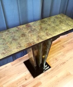 Design console table oxide, Art Deco, Black, Colorful, Table, Wall Console, Narrow Table, Interior Design, Living room, Bedroom